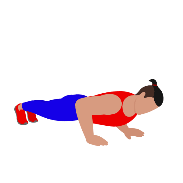Shoulder tap push up