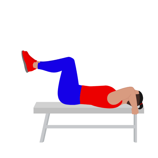 Bench Reverse Crunch