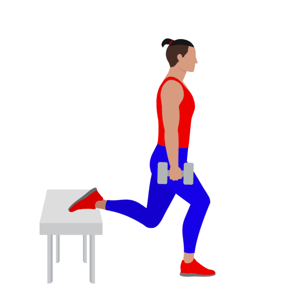 Dumbbell Bulgarian Split Squat