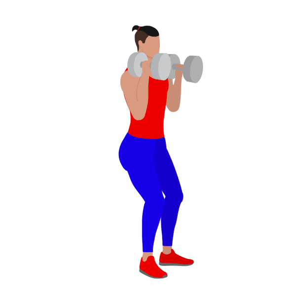 Dumbbell Front Squat