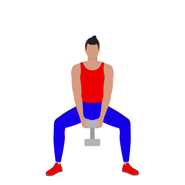 Sumo Dumbbell Squat