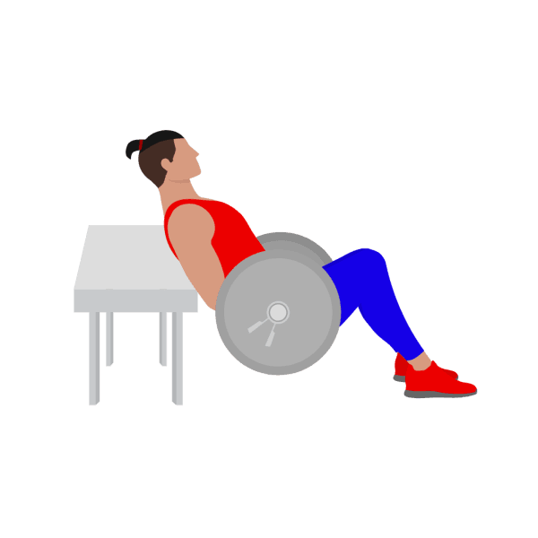 Barbell hip thrust
