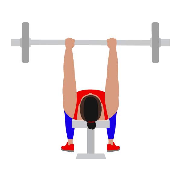 Close grip barbell bench press