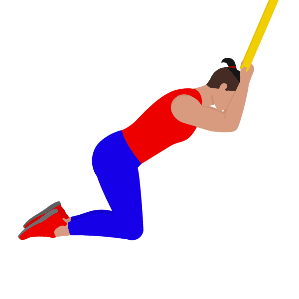 Resistance Band Kneeling Crunch
