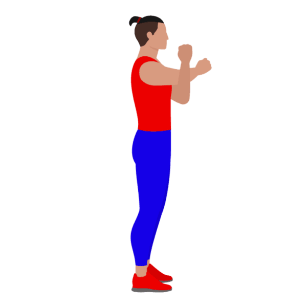 Rear deltoid shoulders stretching
