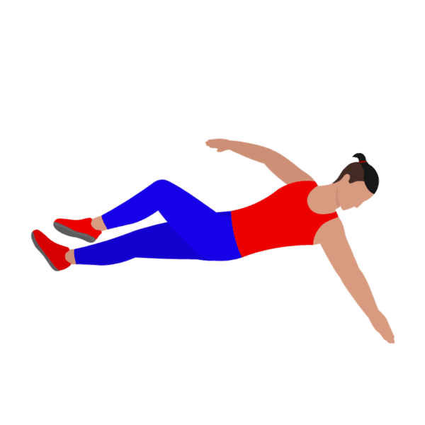 Supine Spinal Twist Stretch