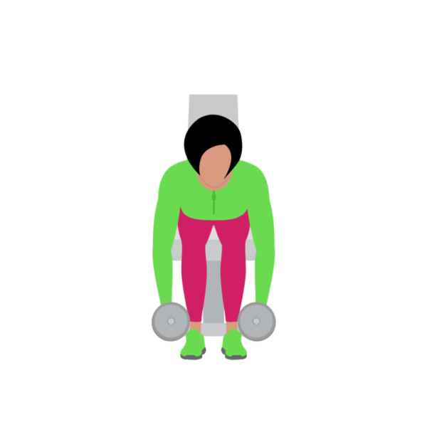 Cable One Arm Bent Over Reverse Fly