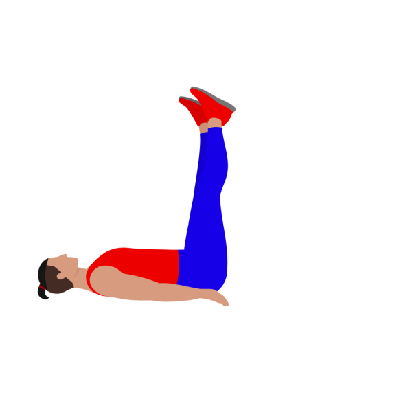 Alternating lying leg raises