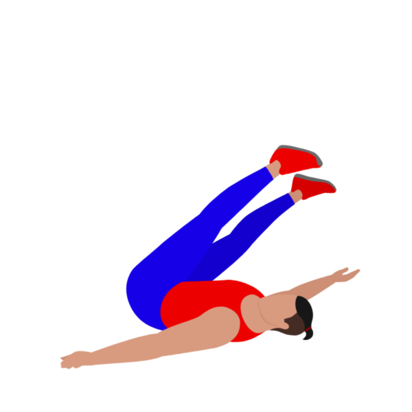 Lower trunk rotation stretching