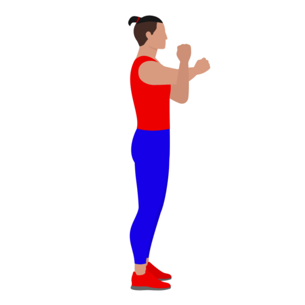 Rear deltoid shoulders stretching