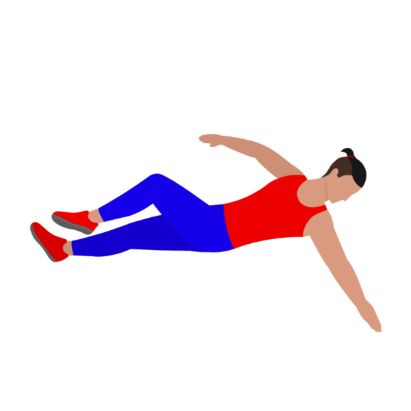 Supine Spinal Twist Stretch