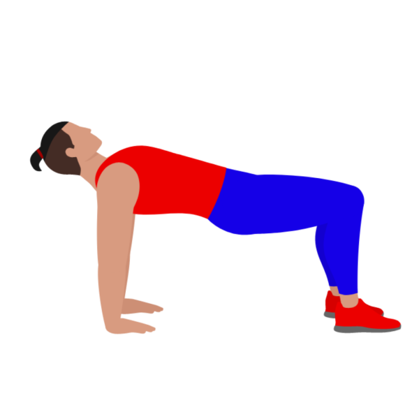 Upward Table Pose Stretching